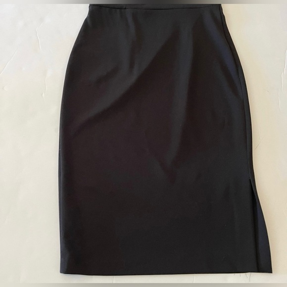 Black Embellished Rhinestone One Shoulder Calvin Klein Sheath Dress - Picture 4 of 7